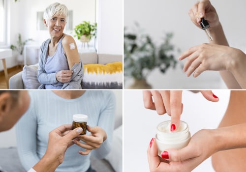 What are the 4 types of hrt hormonal replacement therapy?